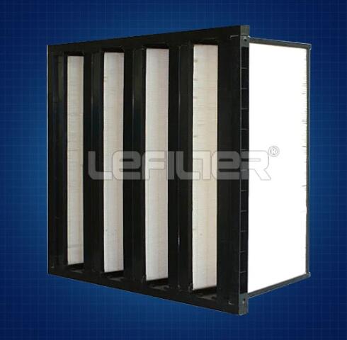 V-Bank HEPA Air Filter for Rigid Box HVAC System